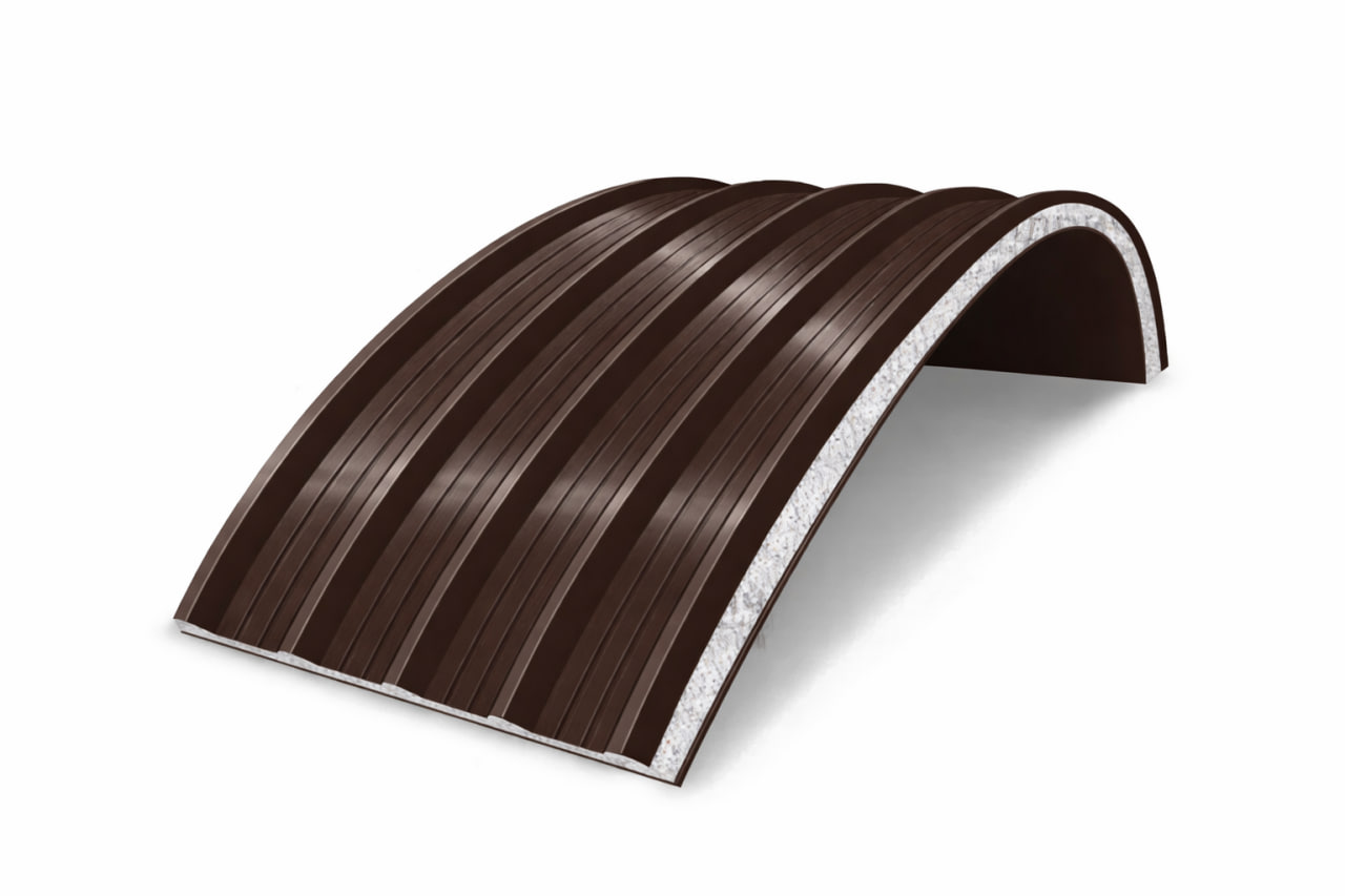 Горизонтальные угловые сэндвич-панели